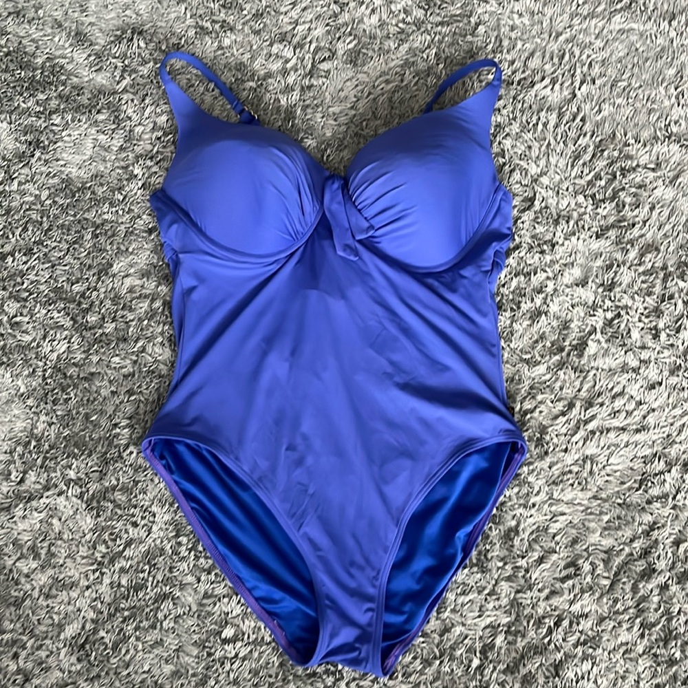 Aqua Women's Blue One Piece Swimsuit